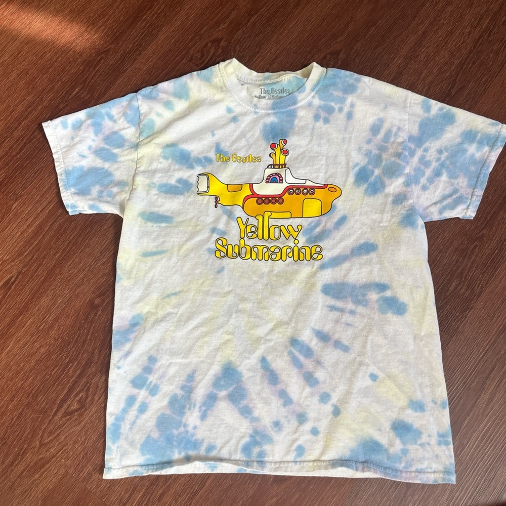 Yellow Submarine Tie-Dye Unisex T-Shirt